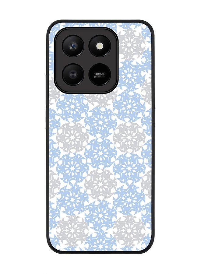 For Honor X7d 4G / X7d 5G / 400 Smart Case,Slim fit Camera Protection, Shockproof Thin Phone cover  - Frozen Snowflakes